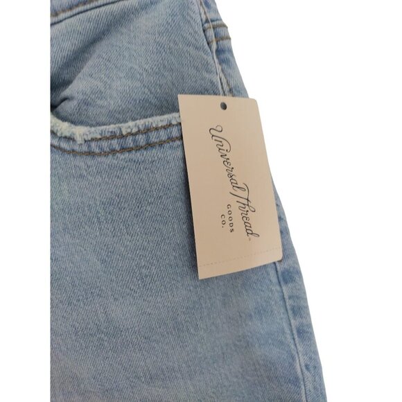 Universal Thread High-Rise Comfort Stretch Straight Jeans 2R Size Light Denim - Picture 8 of 10